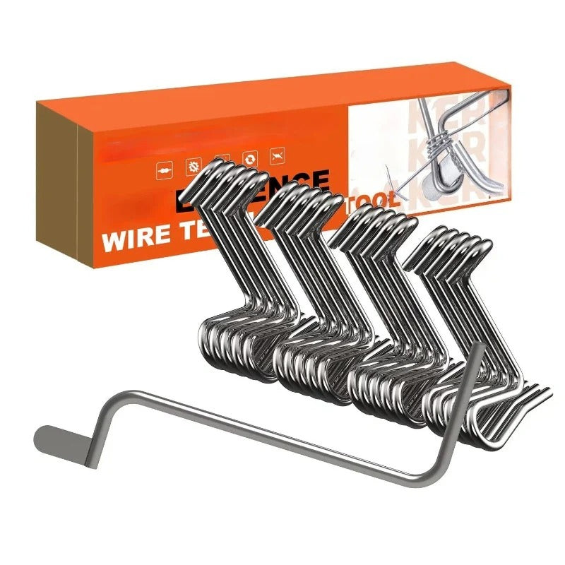 Heavy-Duty Wire Clips & Steel Tool