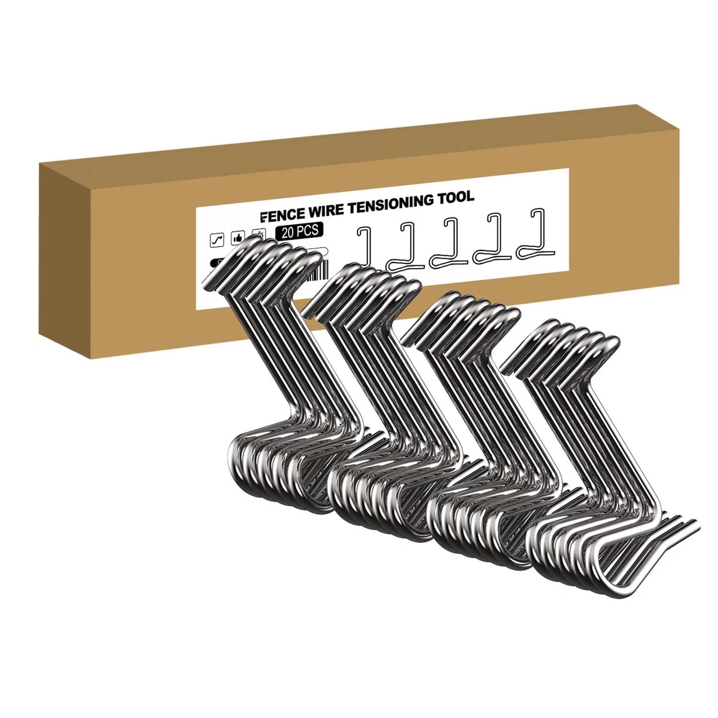 Heavy-Duty Wire Clips & Steel Tool