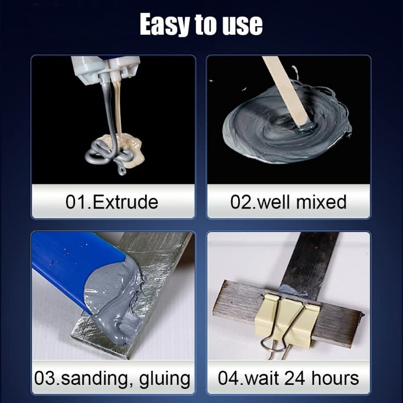 5-Min Metal Repair Epoxy – High-Heat. Waterproof. Impact-Resistant Sealant