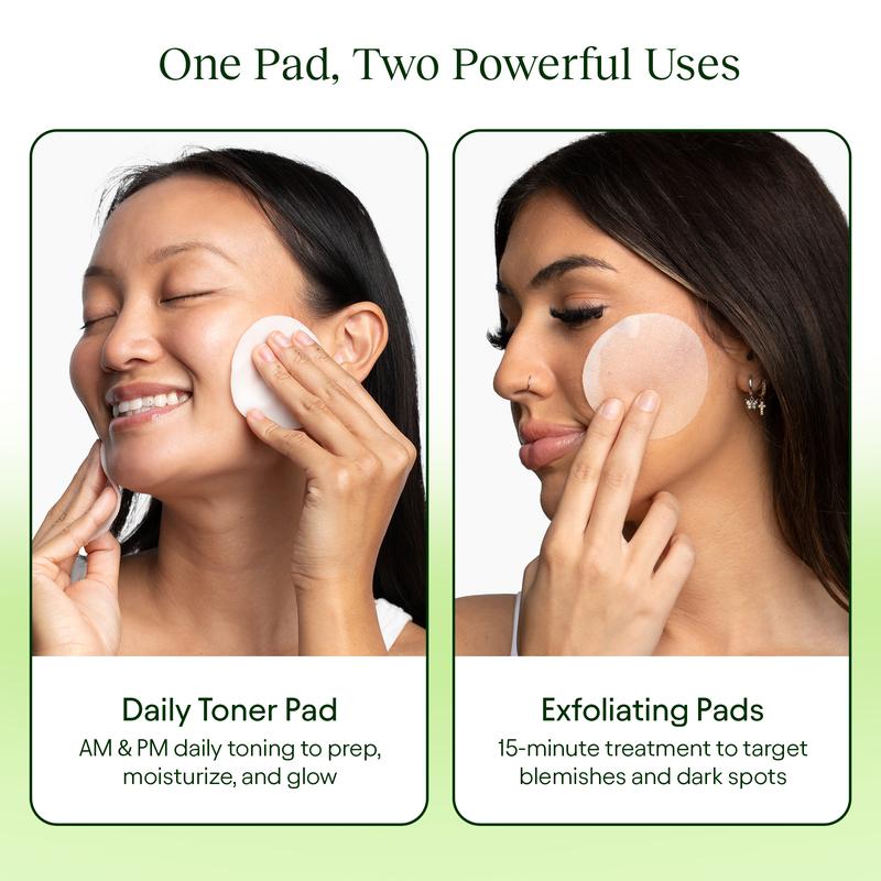 Toning & Brightening Face Pads – Daily Glow with K8 Actives