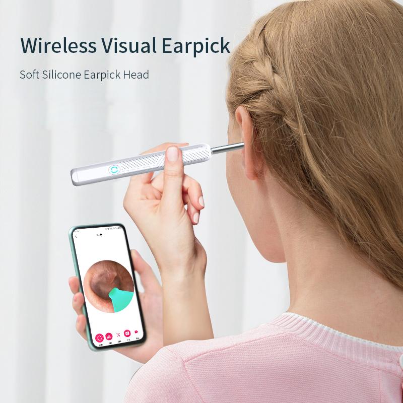 Eptchn 1080P Wireless Otoscope Ear Wax Removal Camera