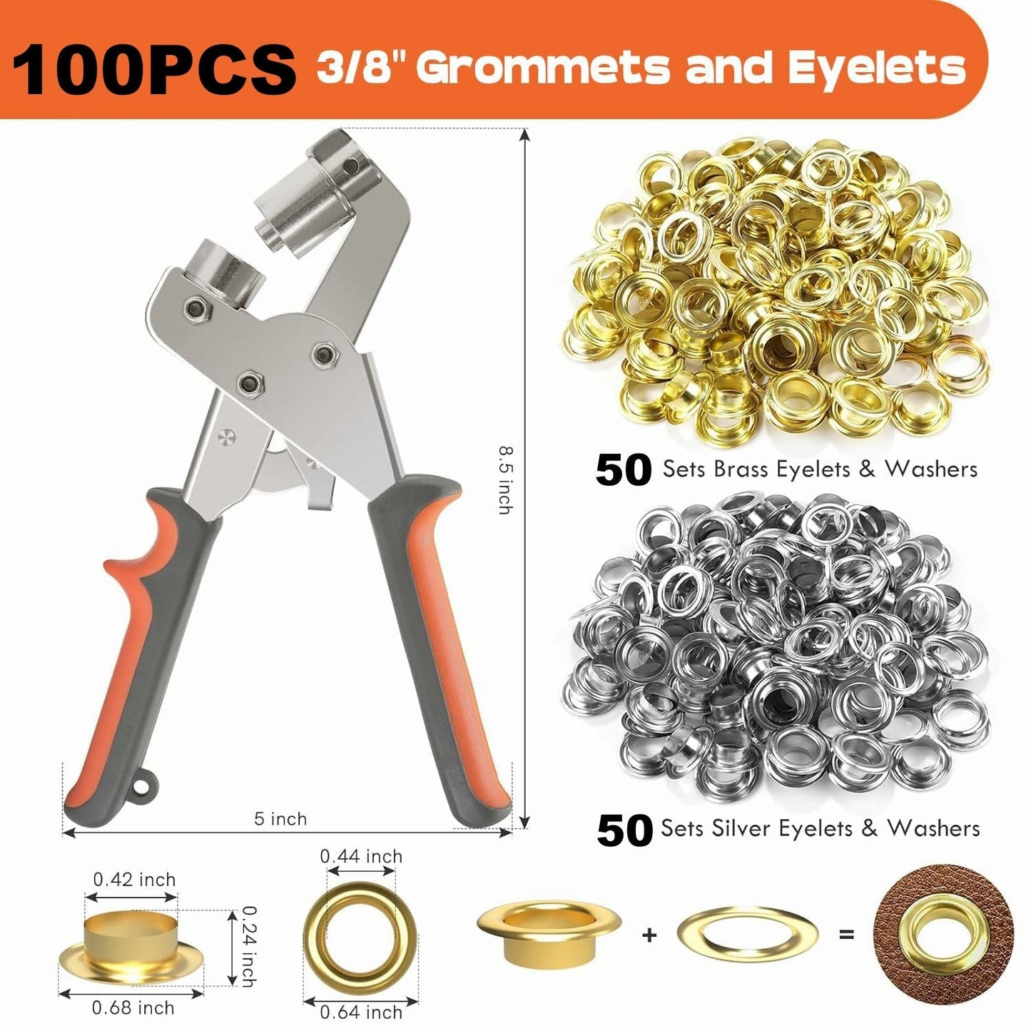 🔥LAST DAY 49%OFF🔥Grommet Tool Kit