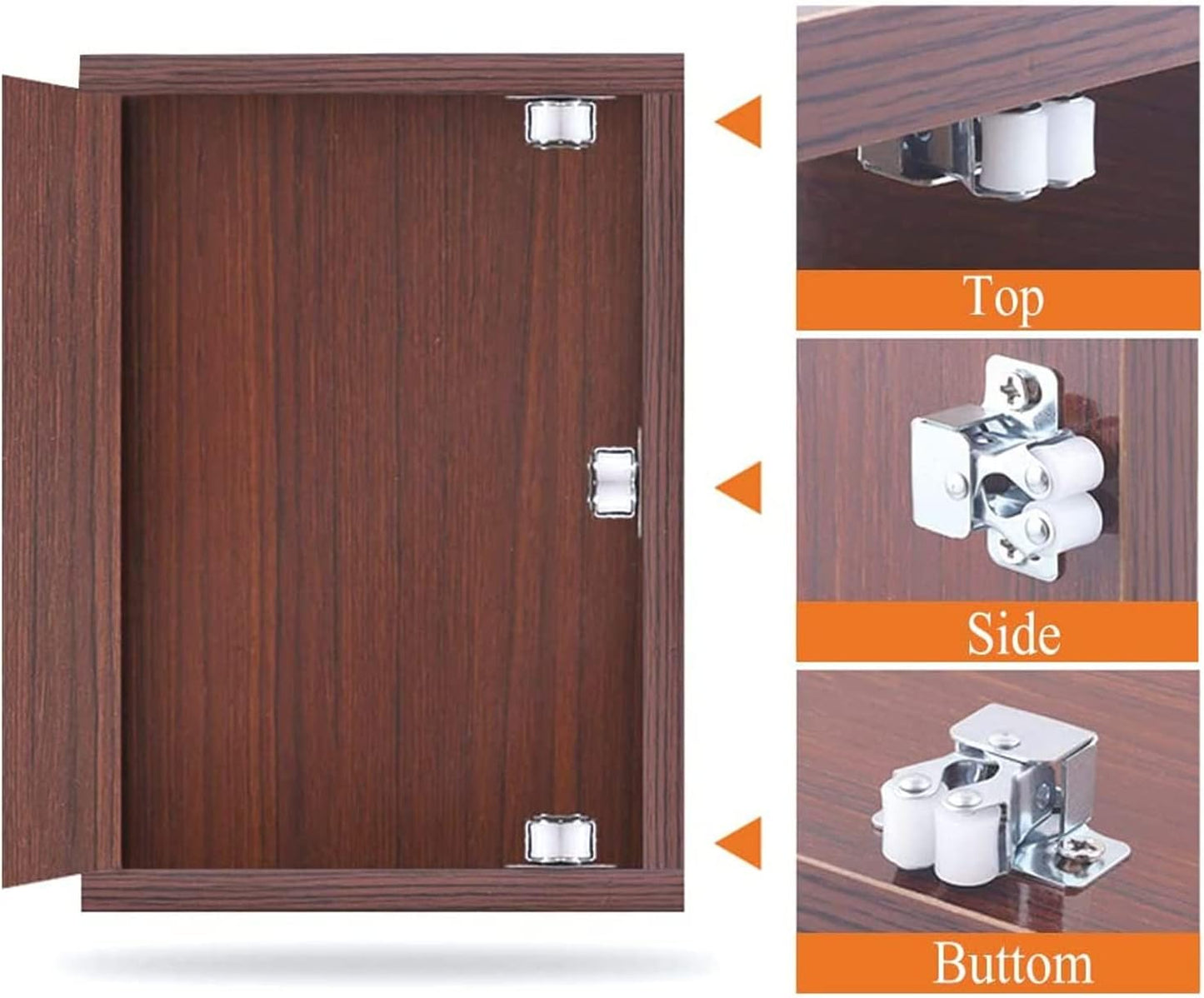 Heavy-Duty Bronze Roller Catches